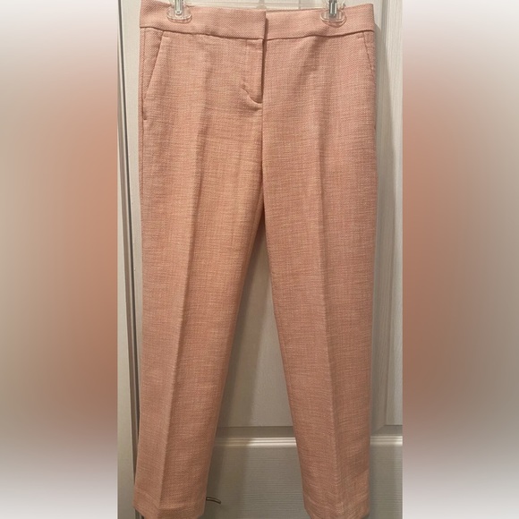 Ann Taylor Devin Fit ankle pants, pink, 2, like new - Picture 2 of 10
